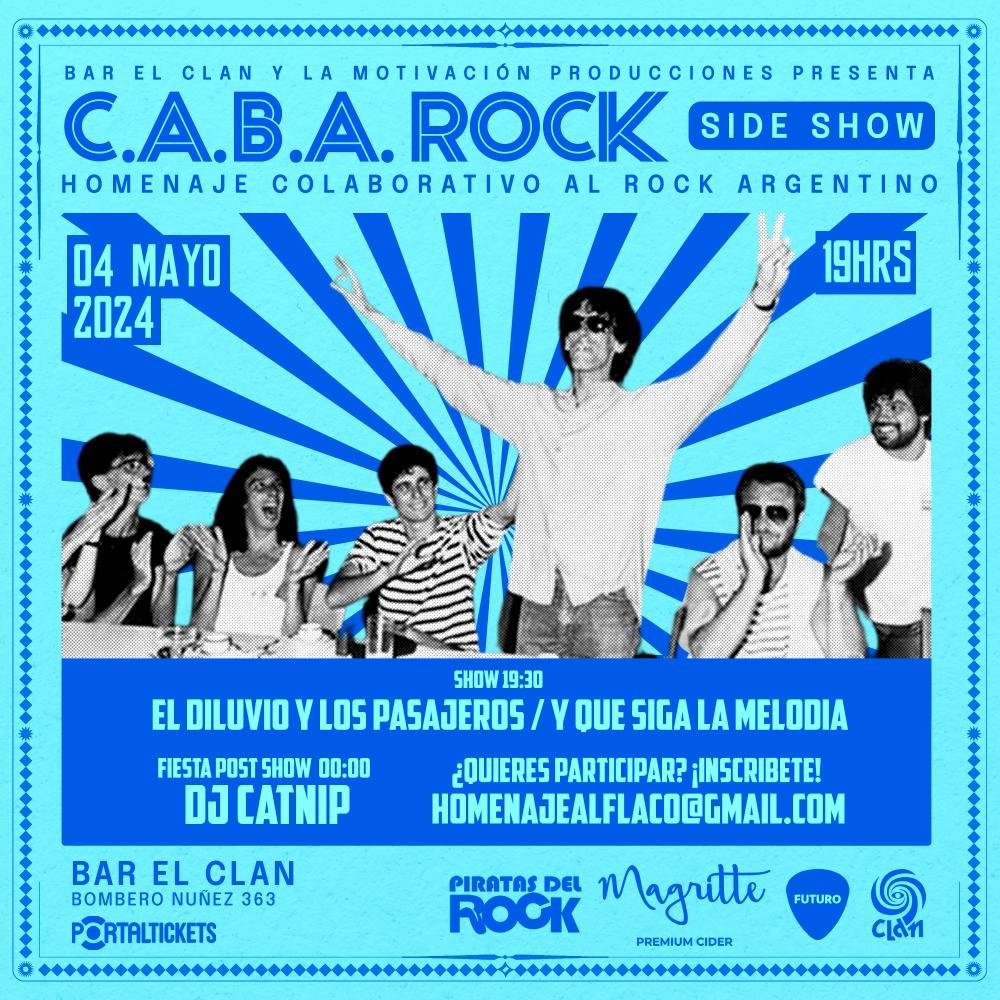 Carátula C.A.B.A ROCK FEST HOMENAJE AL ROCK ARGENTINO EN EL CLAN